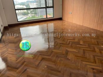 Wooden Floor Refurbished @ Kuala Lumpur and Selangor Area 