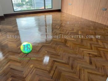 Wooden Floor Refurbished @ Kuala Lumpur and Selangor Area 