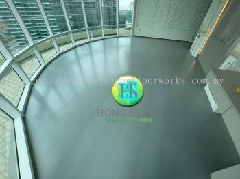 Wooden Floor _Varnish Color Coated @ The Oval KLCC 