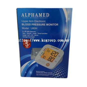 ALPHAMED Upper Arm Electronic BP Monitor (U80H)