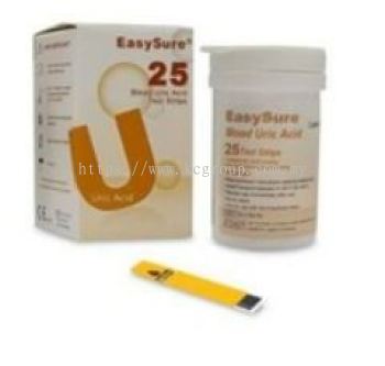 EasySure GCU Uric Acid Test Strips 25's