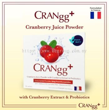 (NEW PRODUCT) CRAN GG+ (CRANBERRY JUICE POWDER WITH CRANBERRY EXTRACT & PROBIOTICS) 14 SACHETS