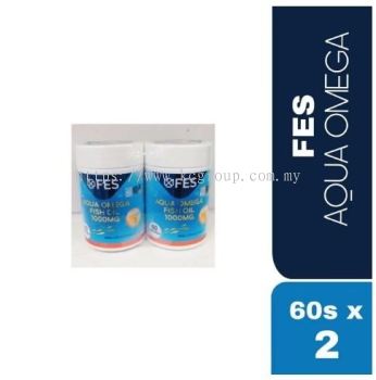 (NEW PRODUCT) FES Aqua Omega Fish Oils 60'S X 2 BOTTLES (EXP: 08/2025)