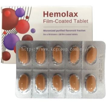 HEMOLAX FLIM-COATED TAB 10'S/STRIP (EXP:31/12/2024)