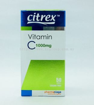 Share:   Favorite (206) Product Information Section VITAMIN C CITREX 1000MG