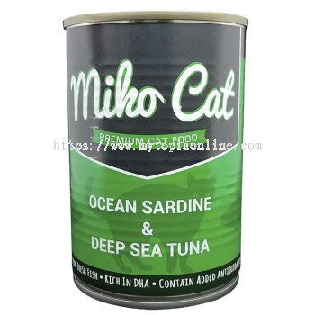 MIKO CAT OCEAN SARDINE & DEEP SEA TUNA 400G