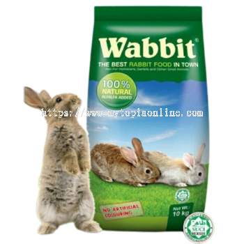 WABBIT RABBIT FOOD GREEN ALFALFA 10KG