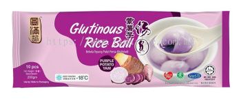 YM PURPLE POTATO YAM GLUTINOUS RICE BALL 10PCS 20G