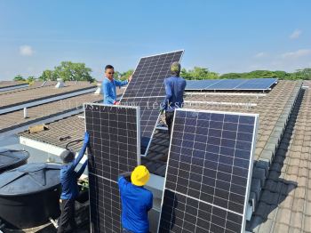 Mr Khoo - Springfields Residence, Ipoh. New Solar PV System Project Solar System  14.52kWp PV module 605W Solar Panel (24pcs) Brand new solar project for our customer using Brand new tier 1 solar panel.