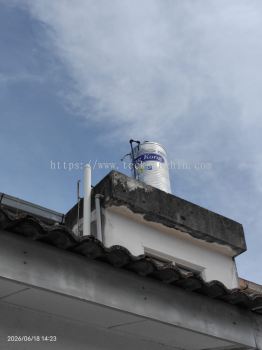 King Kong HR50 (500L) Vertical Round Bottom With Stand Stainless Steel Water Tank @ Anjung Bercham Megah, Bercham, Ipoh, Perak