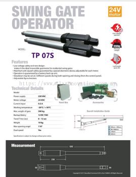 Smart Autogate Fullset Top System Supply & Installation KL Selangor Malaysia Model:TP07s 