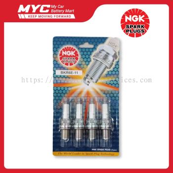 NGK Spark Plugs [BKR6E-11] 4pcs