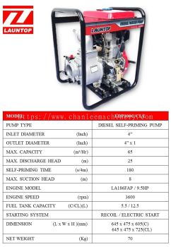 Launtop Diesel Water Pumps - LDP100C/CLE