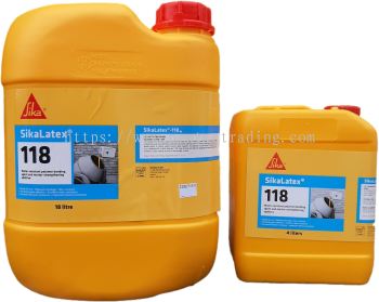 SikaLatex 118 | Water Resistant Polymer Bonding Agent &amp; Mortar Strengthening Additive