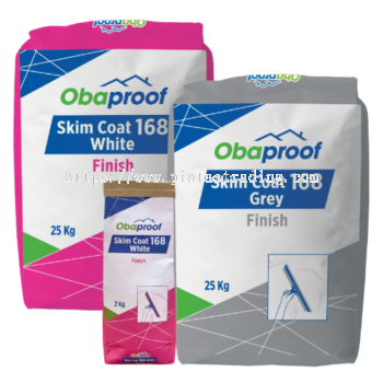 Obaproof Skim Coat 165 Base | Salutan Skim Untuk Dinding dan Siling