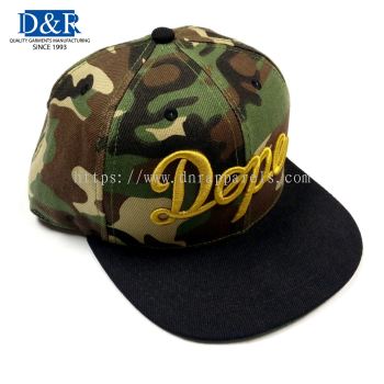 Snapback Streetwear Special Camoflage Print Custom made Caps High Quality