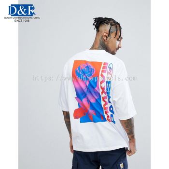 Streetwear Custom made Oversize Tee Premium Bamboo cotton fabric 