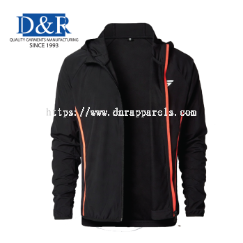 Men��s Lightweight Hooded Sports Jacket