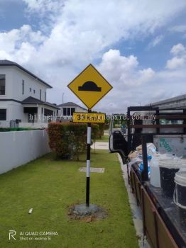 Road Sign At Malaysia 