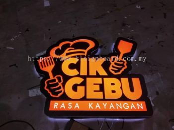 3d Led Boxup Signboard At Selangor 