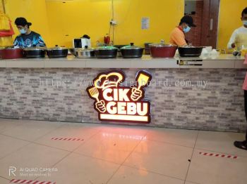 3d Led Boxup Signboard At Selayang 