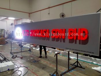 3d Led Boxup Signboard At Wison Signboard