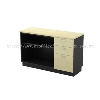 TYOP7123 Open Shelf + Fixed Pedestal 2D1F
