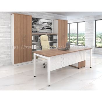 UR1890 Director Table with Mobile Pedestal (Cappuccino)
