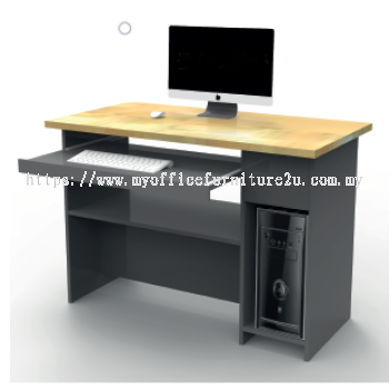 GC2000 Computer Table 1050W x 600D x 750H mm (Maple + Dark Grey)