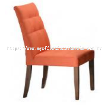 GOLD03-212S-WL Dining Chair Fabric Orange