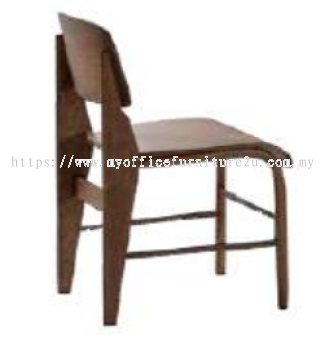 GOLD14-2521-WL Dining Chair Wooden Walnut