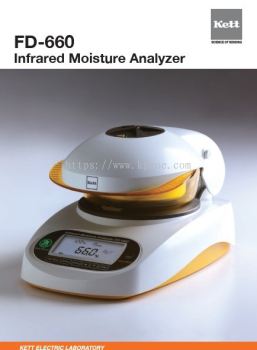 Kett Infrared Moisture Analyzer FD-660