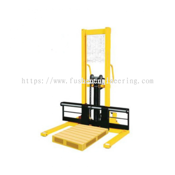 2.0 ton FUSHEN Manual Pallet Stacker with straddle leg - CTY-EW20 Series