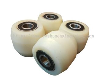 80mm x 70mm Nylon Wheel c/w 6204 bearing (For FUSHEN Brand only))