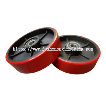 180mm x 50mm PU Wheel c/w bearing (For FUSHEＮ Brand only)