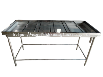 FUSHEN Stainless Steel Table with Cover