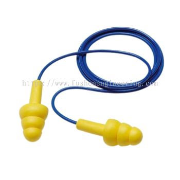 FUSHEN 3M E-A-R UltraFit Corded Reusable Earplugs