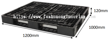 FUSHEN Recycle Plastic Pallet Model:D41012-6