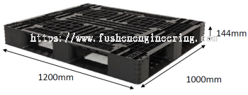 FUSHEN Recycle Plastic Pallet Model:D4 1012 -5