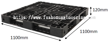 FUSHEN Recycle Plastic Pallet Model : D4 1111-11