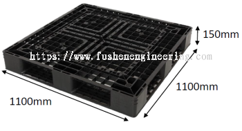 FUSHEN Recycle Plastic Pallet Model : D4 1111-6N