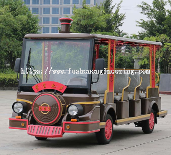 FUSHEN 14 Seater Electric Sightseeing Bus (Model:DN-14F+5G TRAIN)