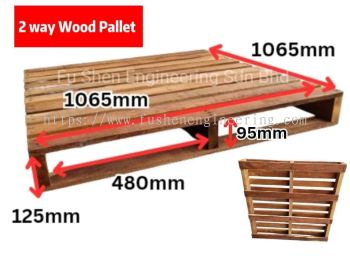 FUSHEN 2 Way Wooden Pallet