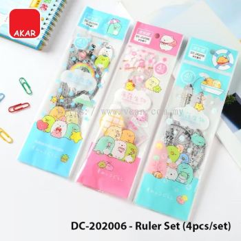 Cute Kids Geometry Ruler Set School Stationery Gift