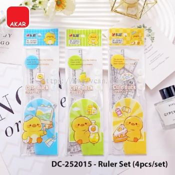 Cute Kids Geometry Ruler Set School Stationery Gift