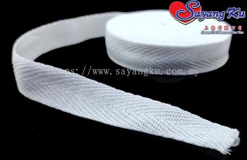 White Cotton Tape / Tali Barut Putih (7mm , 10mm , 14mm , 15mm , 20mm) (1 Roll)