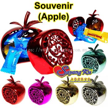 (24pcs/box) Apple Shape Plastic Souvenir Doorgift