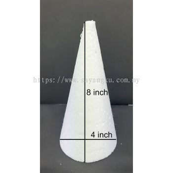 Polystyrene poly foam bentuk Cone Shape