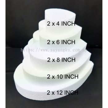 2 inch Love Shape Polystyrene Poly Foam Bentuk Love Shape ( 2 inch Thickness / Tebal )