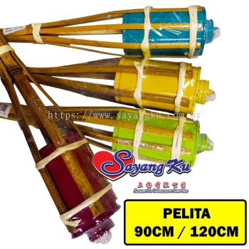 [Ready Stock] Hari Raya Decoration Pelita Raya Buluh / Lampu Pelita Panjang ( 90cm/120cm)